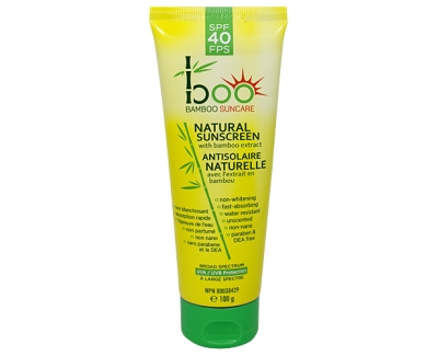 BOO BAMBOO SPF40天然防晒霜 100g【天然产品】