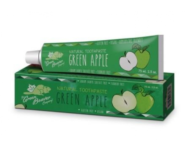 GreenBeaver 青苹果味天然牙膏 75ml（小朋友最爱）