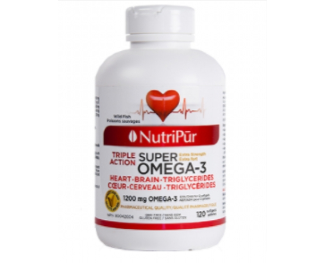 Nutripur 超强度OMEGA-3软胶囊 120粒