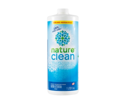 Nature Clean 氧气液体漂白剂 1L [安全无氯无腐蚀性]