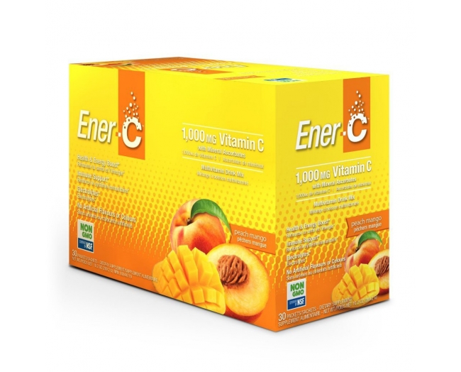 Ener-C 桃子芒果复合维生素泡腾饮料 30包/盒