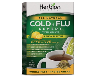 Herbion 感冒和流感柠檬味 10包