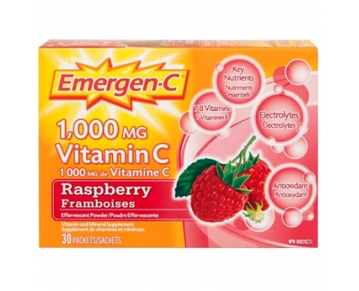 Emergen-C 覆盆子维生素C气泡饮料 30包/盒