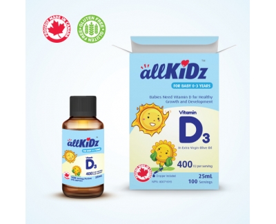allKiDz 维生素D3滴剂（适合婴儿）25ml