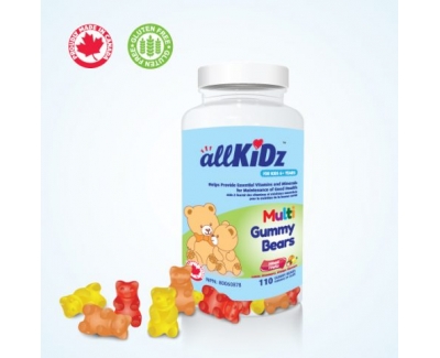 allKiDz 多种水果味小头熊软糖 110ct